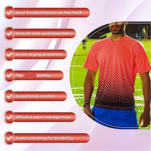 เสื้อฟุตบอลออกแบบได้ตามที่ต้องการเสื้อกีฬาเสื้อฟุตบอลส่วนบุคคลเทคนิคการเทรนนิ่ง - Product Image 6