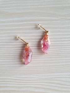 Elegant Handcrafted Wood & Epoxy Resin Oval <b>Earrings</b> for Women Gold-Plated <b>Hooks</b> Stylish Wooden Jewelry Findings - Product Image 2