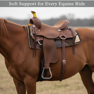 Selle de course de baril Western Horse Selle usinée à la main avec un design personnalisé à un prix abordable - Product Image 2