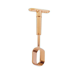Reggitubo Ovale Centrale Regolabile Tubo Cromato - Product Image 2