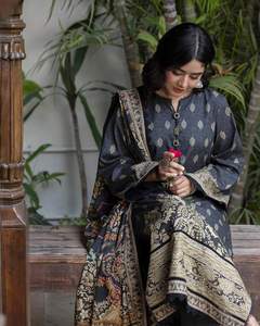 Robe de travail formelle pour femmes de qualité exceptionnelle moderne 2025-2026, dernier modèle de salwar kameez en coton pour les fêtes 01209 - Product Image 3