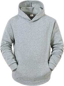 Ensemble de jogging sportif réversible et écologique pour hommes, pull à manches longues, survêtement à capuche, gris, taille XL, respirant - Product Image 2