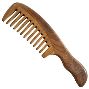 Peigne à cheveux démêlant en bois à dents larges antistatique réglable de haute qualité, vente chaude - Product Image 3