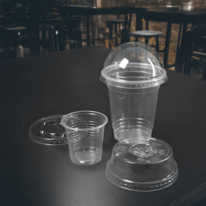 Tazas de plástico PP/PET desechables de pared simple directas de fábrica de Vietnam, MOQ bajo de tamaño de 95mm para bebidas calientes/frías para café helado - Product Image 4