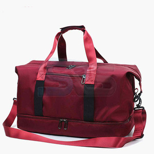 OEM Manufacturer 2025 Polyester Sports <b>Duffel</b> Gym <b>Bag</b> Women <b>Men</b> Fitness Duffle <b>Bag</b> With Custom Logo Large Capacity Weekender <b>Bag</b> - Product Image 5