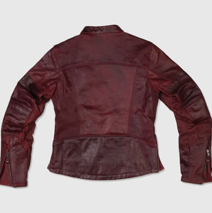 Nouvelle Veste en Cuir pour Homme Modèle 2025 – Col Montant Vintage, Logo Frontal, Coupe-Vent, Haute Qualité - Product Image 2