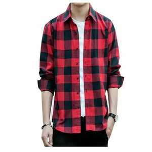 Chemise d'hiver à manches longues de qualité supérieure pour hommes Chemise boutonnée respirante et douce par OVERSEAS SPORTS - Product Image 5