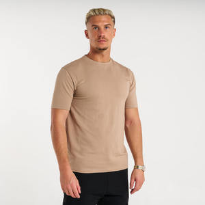 เสื้อยืดผ้าฝ้ายพรีเมี่ยมของผู้ชายเสื้อยืดผ้าฝ้ายระบายอากาศได้ดีเสื้อยืดผู้ชายแห้งเร็วออกแบบโลโก้ได้ตามต้องการ - Product Image 1