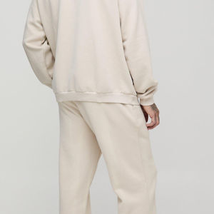 2025, superventas, ropa de entrenamiento para correr de alta calidad para hombres, chándal ligero de invierno con cuello con capucha y estampado de patrón sólido - Product Image 3