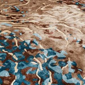 New Arrival Luxury Modern Design Hand Tufted <b>Charcoal</b> Wool Flooring <b>Rugs</b> Plush Pile Height Area <b>Rugs</b> Sets Bulk Exported India - Product Image 3