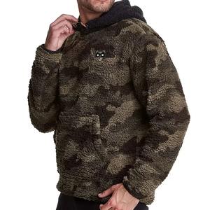 Lightweight Unisex <b>Sherpa</b> Hoodie Digital Printing 100% Cotton <b>Fleece</b> Oversized for Winter Outdoors Made in Pakistan - Product Image 3