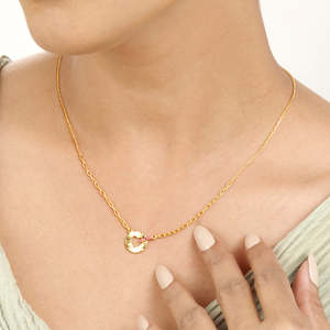 Collier pendentif moderne en or Rhythm Linea - Product Image 2