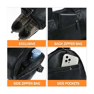 High capacity waterproof gym duffle <b>bag</b> with shoe compartment for outdoor sports and <b>fitness</b> lovers - Product Image 6