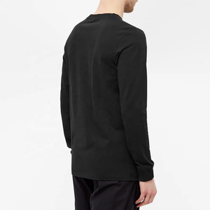 Camiseta Casual de Manga Larga para Hombre, Logotipo Personalizado Bordado, Diseño a Cuadros, Transpirable, Secado Rápido, 200 Gramos, Algodón/Bambú - Product Image 3