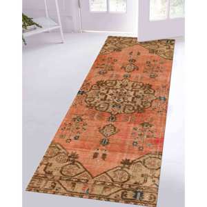 Tapis turc géométrique : Tapis d'intérieur tribal antidérapant, avec poils doux - Product Image 4