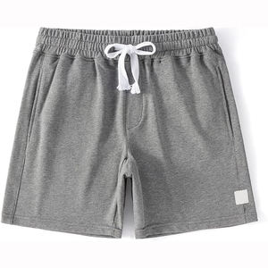 Short de survêtement sportif français taille haute avec logo personnalisé unisexe Streetwear de sport en coton pour homme avec motif solide - Product Image 1