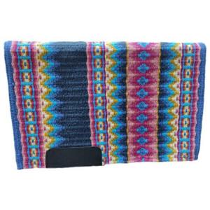 Couverture de selle de cheval en laine épaisse de taille professionnelle 34x42 avec doublure professionnelle pour les spectacles occidentaux - Product Image 2