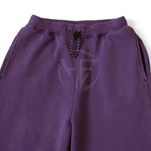 Everyday Casual Trousers Smooth Fabric Drawstring Waist Loose Fit Wide Comfortable Movement Modern <b>Men</b> <b>Flared</b> Sweat Pant - Product Image 5