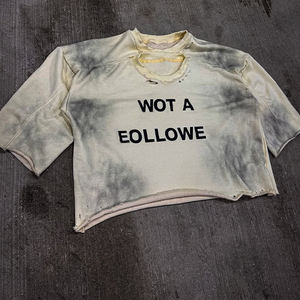 เสื้อครอปผ้าฝ้ายเทอร์รี่โอเวอร์ไซส์สไตล์สตรีทแห้งเร็วเสื้อครอปไหล่ระบายอากาศได้ดีโลโก้ออกแบบได้ตามต้องการ - Product Image 5