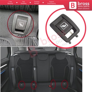 BDP1564 1 Pieza Cubierta de Botón para Ranura ISOFIX de Seguridad Infantil Trasera para Megane MK4 BFB B9A K9A 2015 en adelante 4/5 Puertas 873E24846R - Product Image 5