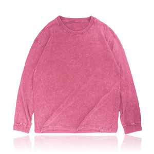 OEM personnalisé doux léger respirant 100% 320 GSM coton biologique surdimensionné Boxy hommes s ras du cou sweat pour hommes 2025 - Product Image 3
