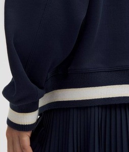 Sudadera de Forro Polar de Último Diseño, Color en Contraste, Ribete, Logotipo Personalizado, Impresión, Nuevo Diseño, Sudadera Moderna para Mujer - Product Image 5