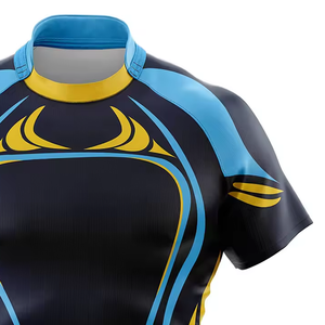 Maillots de Rugby unisexes de haute qualité impression sublimée à séchage rapide fabrication professionnelle pour les uniformes de Club de sports d'équipe adultes - Product Image 4