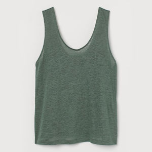 Camisetas de Tirantes para Mujer, Logotipo Personalizado OEM, Ropa Deportiva de Algodón de Alta Calidad, Ropa de Gimnasio, Ropa Deportiva, Secado Rápido, Ajuste Fresco, Informal - Product Image 2