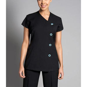 Uniformes médicaux de gommage d'hôpital en spandex de créateur personnalisé pour femmes de haute qualité des fournisseurs et des fabricants de gommages infirmiers - Product Image 2