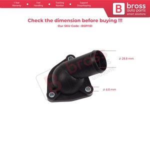 BSP1151 เทอร์โมสตัทน้ำหล่อเย็นท่อเชื่อมต่อหน้าแปลนสำหรับโฟกัส ซี-แมกซ์ เฟียสต้า มอนดิโอ คอนเน็ค 1.8 TDCi 1148329 - Product Image 6