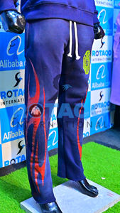 Ensemble de survêtements en laine de haute qualité pour hommes hiver sweat à capuche à manches longues pantalon de jogging Patchwork Fitness Run Suit Casual - Product Image 5