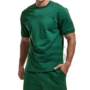 New Style Cooling Fabric Round-Neck Cotton Shirt Gym Wear T-Shirt Quick Dry Plain <b>Men</b> T-Shirts With Multi Color Option - Product Image 4