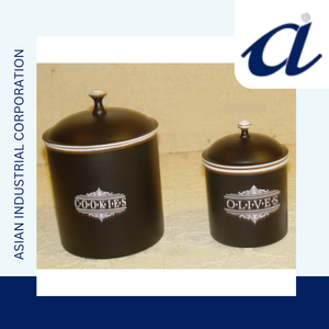 Recipiente de almacenamiento recién llegado con diseño clásico, Juego de 2 uds, contenedor de almacenamiento de cocina disponible de varios tamaños - Product Image 3