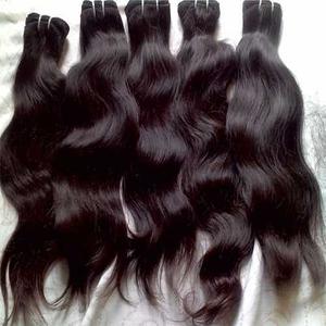 Extensiones de cabello indio virgen a granel, fabricante en templo indio del Sur - Product Image 1