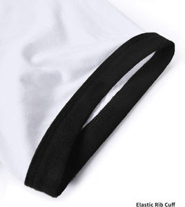 Nueva Camiseta de manga corta con timbre transpirable de la mejor calidad para hombre, camiseta con timbre holgada de algodón Premium Lisa personalizada de talla grande para hombre - Product Image 4