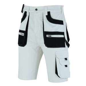 กางเกงขาสั้นผ้ายืดถึงเข่าสำหรับผู้ชายกางเกงขาสั้นสำหรับจิตรกรมีหกกระเป๋าระบายอากาศได้ฤดูร้อน - Product Image 2