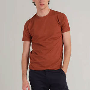 Camiseta de Hombre de Fábrica, Impresión de Logotipo, Corte Ajustado, Manga Corta, Cuello Redondo, Camiseta Deportiva - Product Image 2