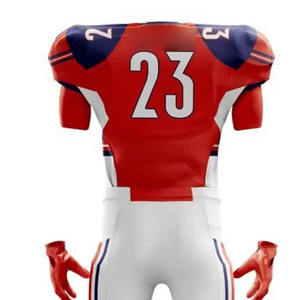 Venta superior Uniforme de fútbol americano de calidad superior Material fresco Venta caliente Tallas grandes Precio bajo - Product Image 4