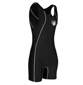 Bóxer de lucha para hombre, ropa interior de una pieza sin mangas, sólida, modificada, ropa interior ajustada, traje elástico para gimnasia - Product Image 4