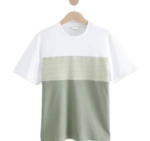 Camisetas de hombre de diseño único de moda 100% algodón ropa de verano secado rápido y patrón estampado ligero bloque Color cuello redondo - Product Image 4