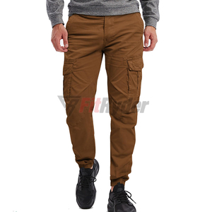 Best Selling Men's Tactical Casual <b>Cargo</b> Pants Elastic Waist Quick Dry Breathable Eco-Friendly Lightweight Polyester/Cotton - Product Image 4