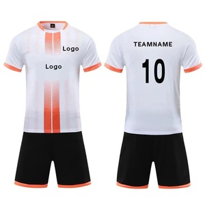 Uniformes de fútbol transpirables de poliéster 100% con logotipo personalizado, ropa de fútbol impresa, kit de entrenamiento - Product Image 1