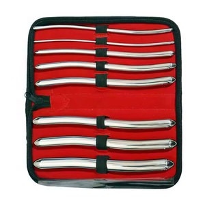 ชุดเครื่องมือขยายสำหรับมดลูกแบบ Hegar 8ชิ้น, เครื่องมือใช้ในการผ่าตัดตามธรรมชาติความยาวปกติของเหล็ก - Product Image 5