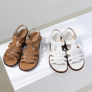 Jshoe รองเท้าผู้หญิงหนังแอคชั่น litelift เมืองสำหรับรองเท้าแตะตีนตุ๊กแกเงามันเงาพร้อมกันกระแทกสำหรับฤดูร้อน - Product Image 1