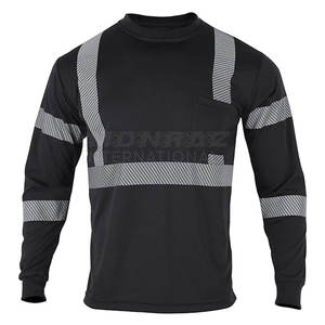 Camisa DE SEGURIDAD reflectante de manga larga transpirable para uso industrial y de construcción OEM ODM disponible - Product Image 2