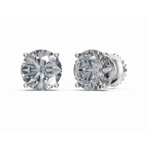 Pendientes Solitarios Eternity Of Brilliance, Oro de 9 KT, 14 KT, 18 KT, Corte Redondo, Joyería Cultivada en Laboratorio, Venta al por Mayor, OEM, Exportación B2B - Product Image 1