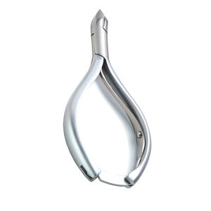 High Quality Cuticle Nail Nipper Round Handle German Steel Durable Sharp Blades Cuticle <b>Cutter</b> With Handle <b>Lock</b> For beauty - Product Image 1