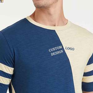 Custom logo streetwear cotton thick black t-shirt blank <b>tshirt</b> heavy weight fashion dropshoulder oversized <b>tshirt</b> for men - Product Image 4