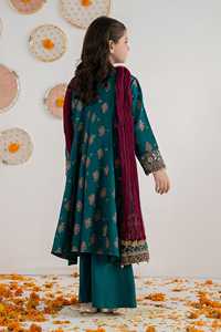 Salwar Kameez Tradicional Pakistaní para Niñas, Ropa de Fiesta, Bordado, Material Acrílico, Formal, para Bodas y Eventos, Alta Calidad - Product Image 2