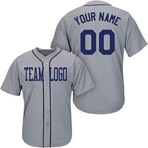 T-shirts de sport de haute qualité 100% polyester Impression par sublimation Maillot de baseball Hommes Femmes Uniformes de softball Ensembles élégants OEM - Product Image 5